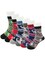 Wrapables Children's Thick Winter Warm Wool Socks (Set of 6), Christmas Reindeer / Medium